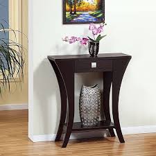 narrow console tables with storage