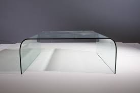 A Molded Glass Coffee Table 1970s