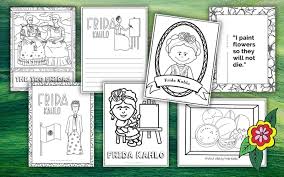 Beautiful Frida Kahlo Coloring Pages