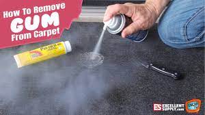 how to remove chewing gum from carpet