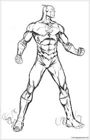 67 free printable the flash coloring pages