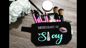 diy makeup bag tutorial how to apply