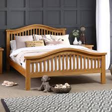 Solid Oak Arch Rail 5ft King Size Bed