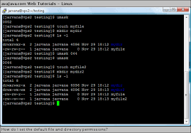 default file and directory permissions