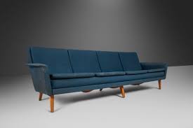 Mid Century Modern Four Seat Sofa By