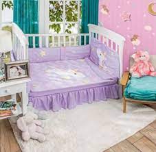 Unicorn Baby Girls Crib Bedding Set