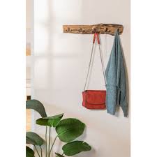 Recycled Wooden Wall Coat Rack Trunc
