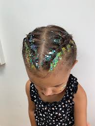 Braided hairstyles are easy to maintain and there's many types of crochet braids to choose from. Glitter Hair Braiding We Love Face Painting Melbourne