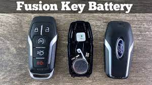 2013 - 2016 Ford Fusion Remote Key Fob Battery Change - How To Remove  Replace Ranger Key Batteries - YouTube