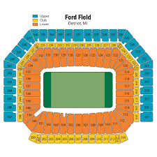 Breakdown Of The Ford Field Seating Chart Detroit Lions