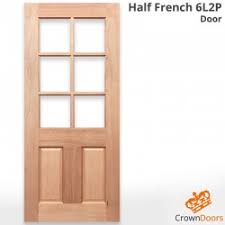 half french doors solid timber entry