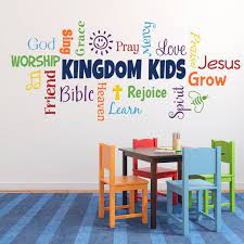 Word Collage Kingdom Kids Sunday School