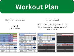 Workout Fitness Tracker Spreadsheet