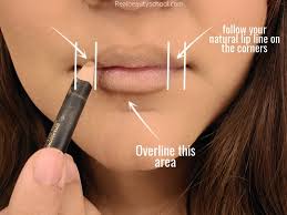 how to overline lips to get natural
