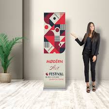 retractable banner stands pull up