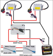 Wiring diagram for xenon hid light. How To Retrofit Hid Xenon Headlights Into Lx470 Ih8mud Forum