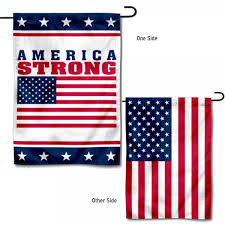 america strong usa garden flag