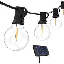 Solar Festoon Lights 12 Bulb String