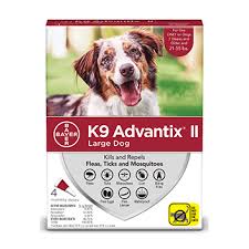 K9 Advantix Ii Flea And Tick Treatment For Large Dogs 4 Monthly Treatments