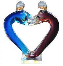 Murano Style Art Glass Sculpture Of A