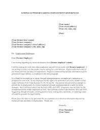 Sample Employment Reference Letter      Documents In PDF  Word job reference letter template