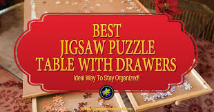 Best Jigsaw Puzzle Table With Drawers