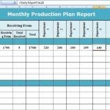 Excel Format Of Production Planning Management Management