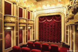 theater room designs bring the red