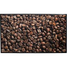 coffee beans coffee mat