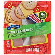lunchables snack kit tray turkey