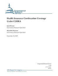 If you enroll in cobra and later on decide to switch to a health plan through the washington healthplanfinder, you may have to wait until the next open. Health Insurance Continuation Coverage Under Cobra Unt Digital Library