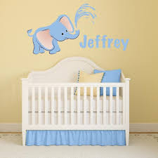 Personalized Printed Elephant Wall
