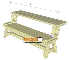 Folding Picnic Table Plans Easy To