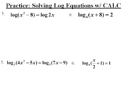 unit 5 logarithmic functions inverse of