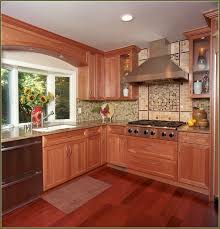Cherry wood is basically a beautiful wood species, in which every form of it will offer both beauty and strength. Natural Cherry Wood Kitchen Cabinets Home Design Ideas Cherry Wood Grain Layjao
