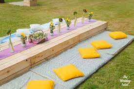 floor seating for outdoor events