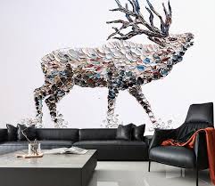 3d magnificent deer gn213 wallpaper