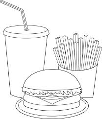 Or else, do online coloring directly from your tab, ipad or on our web feature for this various junk food coloring page. Pin On Junk Food Coloring Page