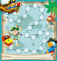 Pirate Treasure Hunt Mini Chart Reward Chart Kids