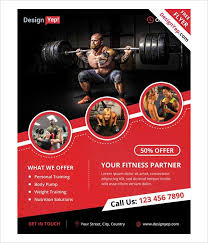 37 Fitness Flyer Designs Examples Psd Ai Vector Eps Word Pages