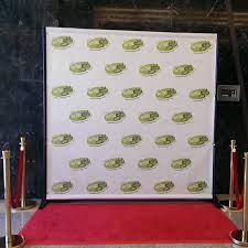 backdrop stand and red carpet package