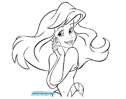 Begin by drawing a small circle. Little Mermaid Baby Ariel Coloring Pages