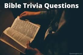 Please fill in your name/nickname/alias. Top 275 Bible Trivia Questions And Answers 2022