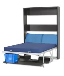 vertical italian wall bed desk expand