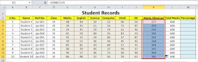 how to calculate percene in excel