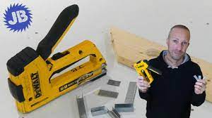 how to load staples in the dewalt 5 in