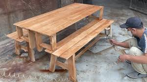 How To Building A Smart Modern Beautiful Wooden Table Design Ideas Woodworking Project Furniture