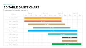 Editable Gantt Chart Powerpoint Template And Keynote