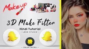 3d makeup snapchat lens studio tutorial