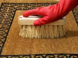 clean and wash your entrance door mat